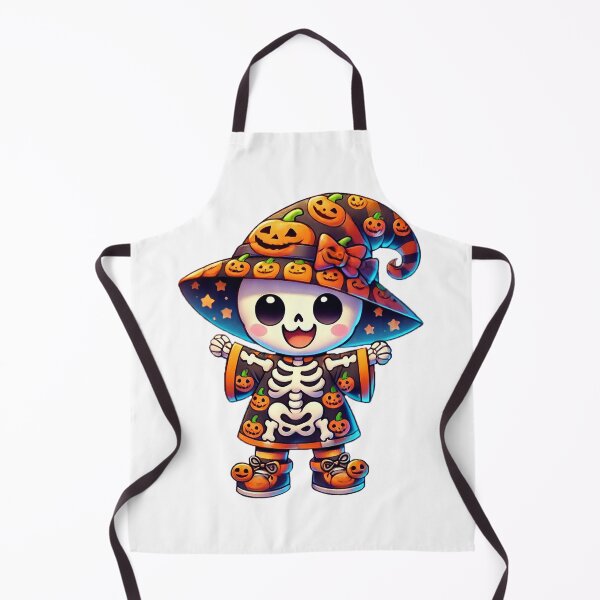 Item preview, Happy Skeleton in Pumpkin Witch Costume designed and sold by Chokhdi289shop.
