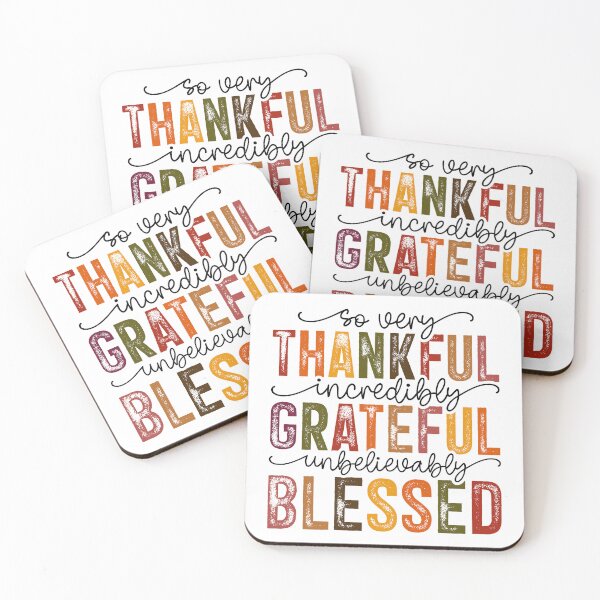 Item preview, Thankful Grateful Blessed  designed and sold by miixart.