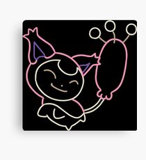 Minimalist Kitten Pokemon Canvas Print