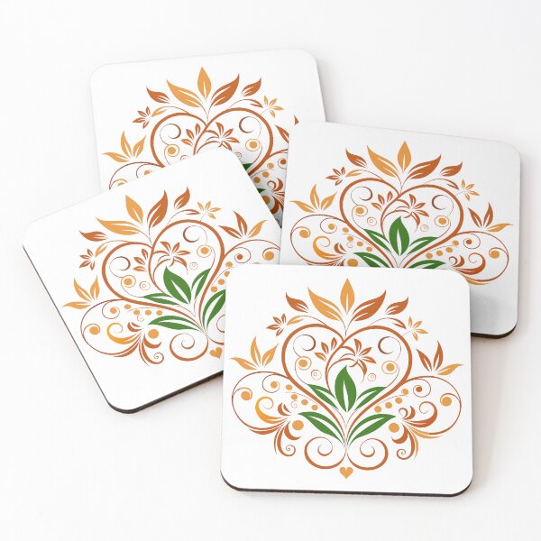 Artikelvorschau, Blumenornament rot entworfen und verkauft von jkrphoto.