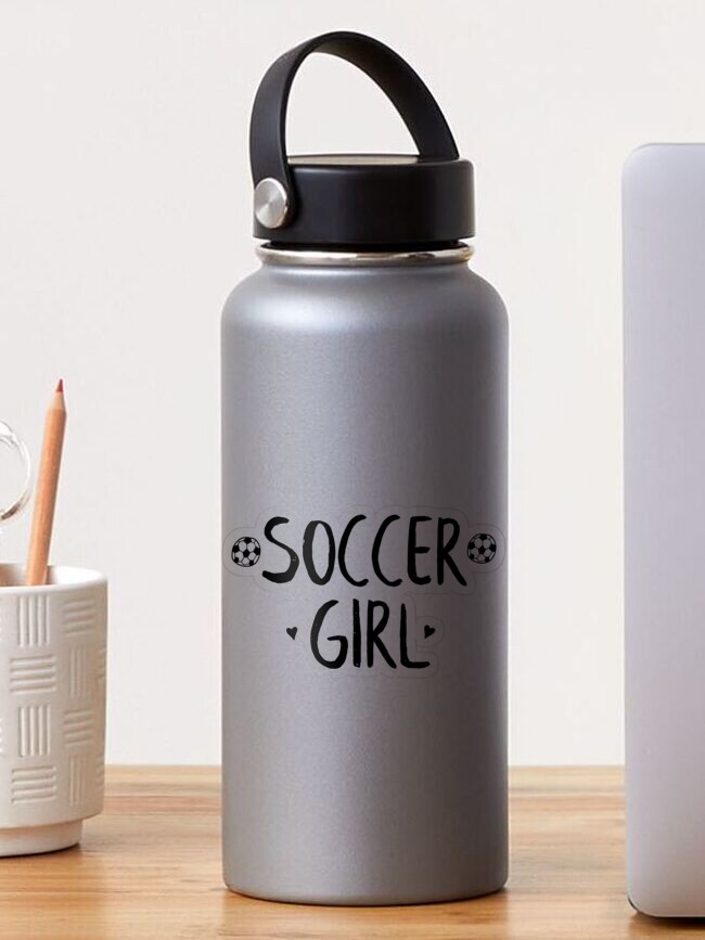 Soccer Personalized Water Bottle Girls, Personalized Soccer Gifts for  Girls, Cute Waterbottles Personalized Gift for Kids, 20 Oz Aluminum 