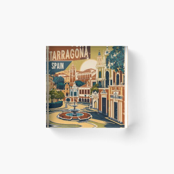 Item preview, Tarragona Spain Vintage Travel Tourism designed and sold by TravelersGems.