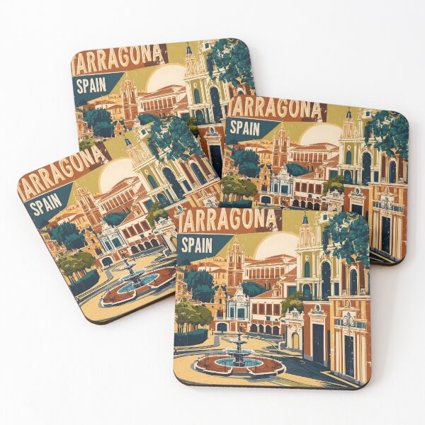 Item preview, Tarragona Spain Vintage Travel Tourism designed and sold by TravelersGems.
