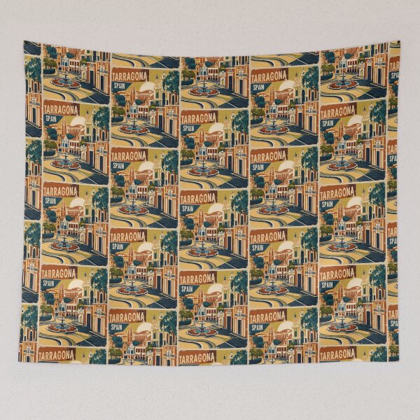 Item preview, Tarragona Spain Vintage Travel Tourism designed and sold by TravelersGems.
