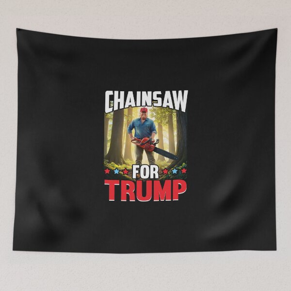 Item preview, Chainsaw For Trump / Logging / Chainsawman / Arborist / lumberjack designed and sold by Tee Hub.