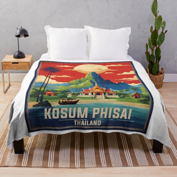 Item preview, Kosum Phisai Thailand Vintage Retro Travel Tourism designed and sold by TravelersGems.