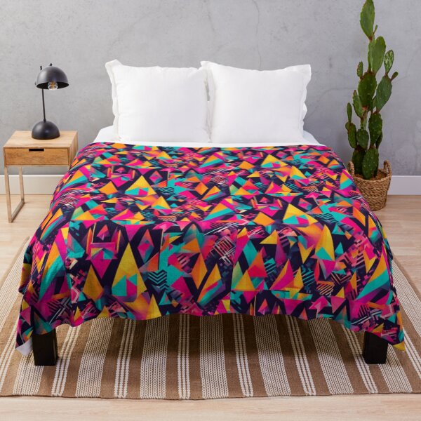 Item preview, Top geometric patterns one line new colorful strips striped art  designed and sold by Design Repo.