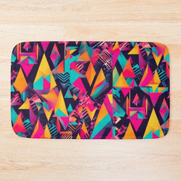 Item preview, Top geometric patterns one line new colorful strips striped art  designed and sold by Design Repo.