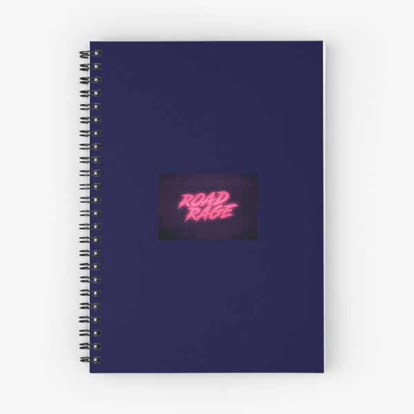 Item preview, Road Rage Letters Aesthetic Quote Bright Pink and Dark blue designed and sold by SimplyPsycho.