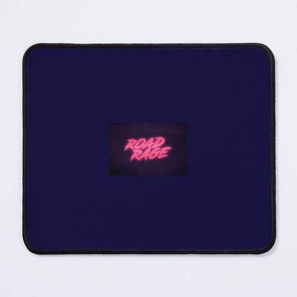 Item preview, Road Rage Letters Aesthetic Quote Bright Pink and Dark blue designed and sold by SimplyPsycho.