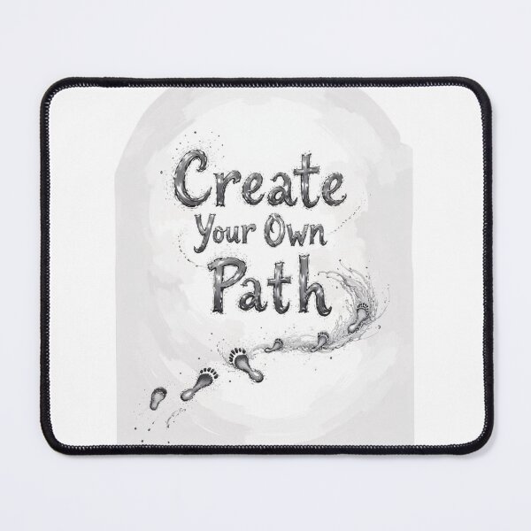 Item preview, Create Your Own Path with Hand-Drawn Footprints designed and sold by nomanzy1.