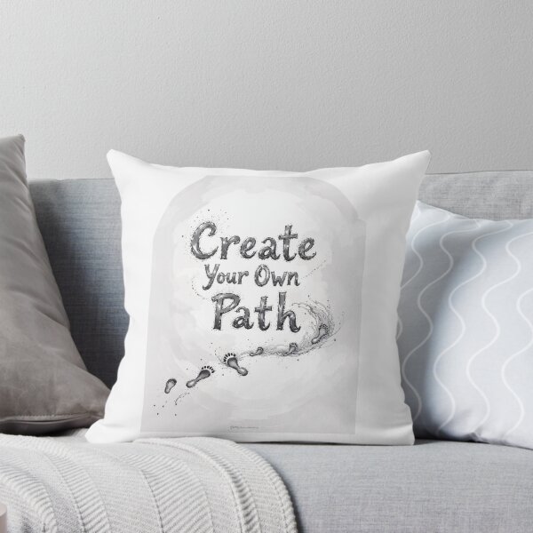 Item preview, Create Your Own Path with Hand-Drawn Footprints designed and sold by nomanzy1.