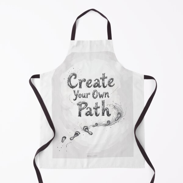Item preview, Create Your Own Path with Hand-Drawn Footprints designed and sold by nomanzy1.