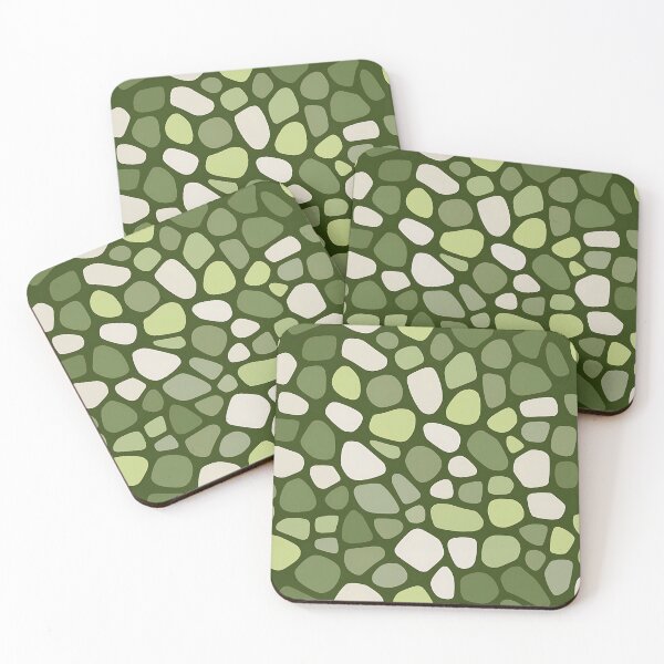 Item preview, Verdant Mosaic - Abstract Stone Pattern designed and sold by Haji  Kamora.