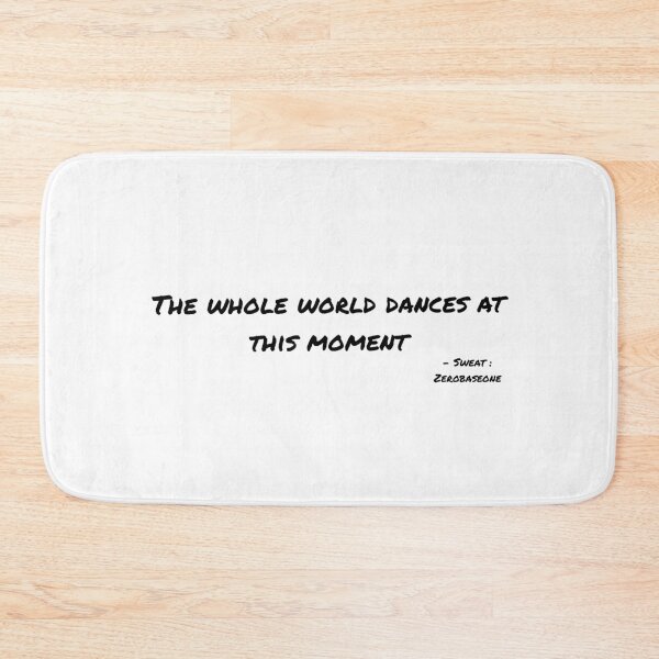 Item preview, Sweat By Zerobaseone Lyrics designed and sold by ArtRaftPro.