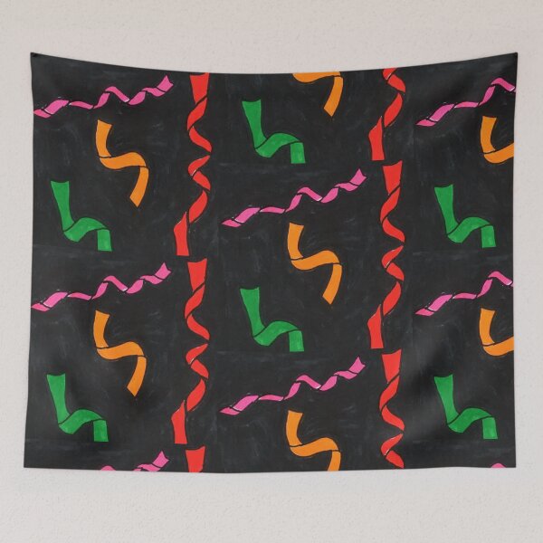 Item preview, GREAT WAVE OF RIBBONS designed and sold by TJvideo.