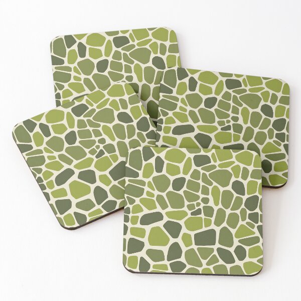 Item preview, Verdant Mosaic - Abstract Stone Pattern designed and sold by Haji  Kamora.