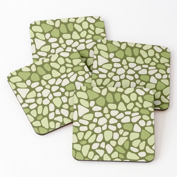 Item preview, Verdant Mosaic - Abstract Stone Pattern designed and sold by Haji  Kamora.