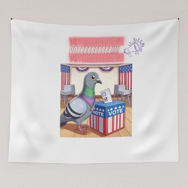 Item preview, Funny pigeon voting in elections designed and sold by LOveStOrSidE.