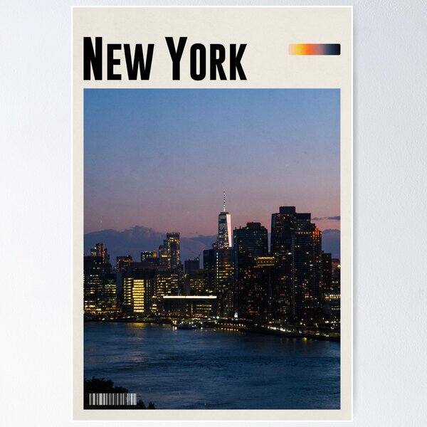 Aperçu de l'œuvre New York : Crépuscule créée et vendue par Samuelebigi.