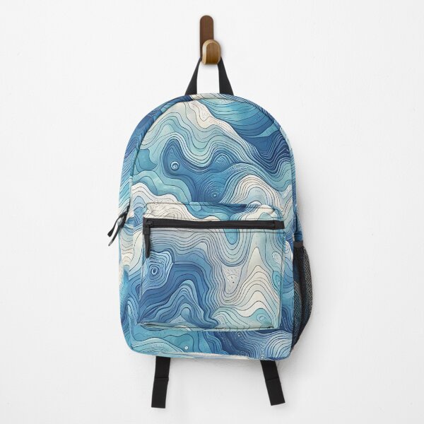 Item preview, Soothing Blue Waves Pattern designed and sold by Haji  Kamora.