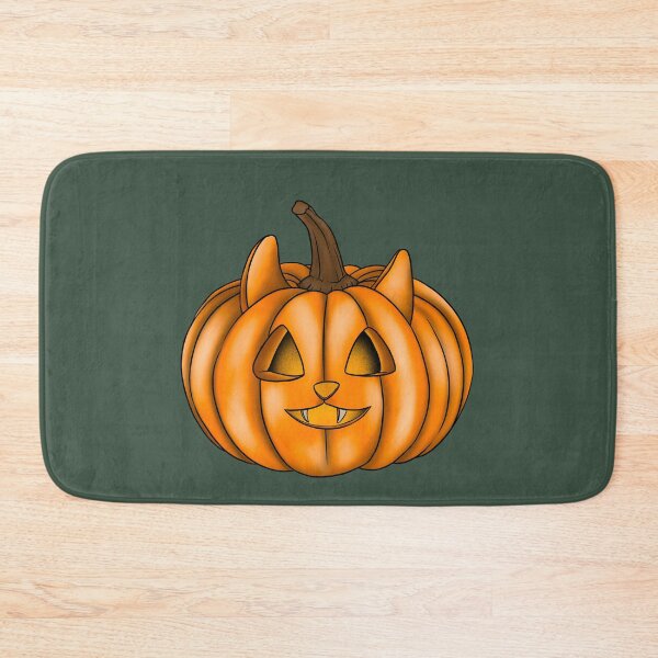 Item preview, Halloween cat pumpkin designed and sold by NessaCiaoKakao.