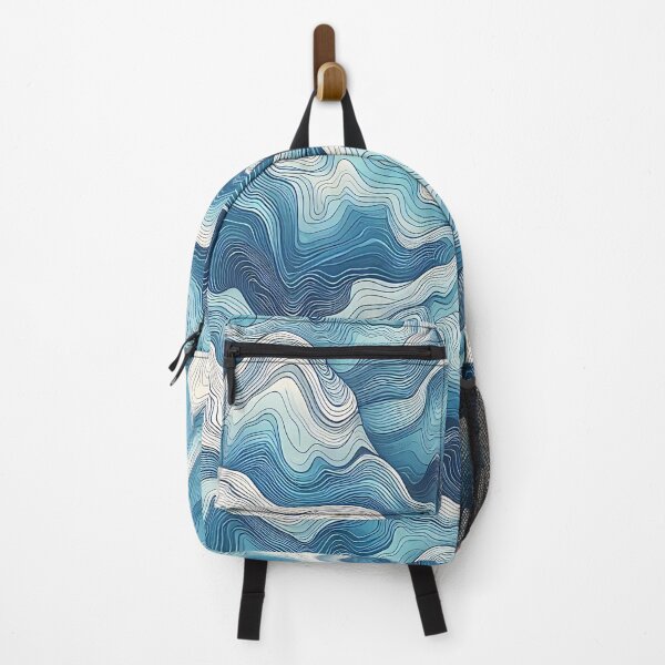 Item preview, Soothing Blue Waves Pattern designed and sold by Haji  Kamora.