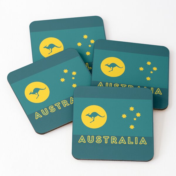 Item preview, Australia Kangaroo Sun Flag. 2024 with title Australia  designed and sold by Kangaroo Sun.