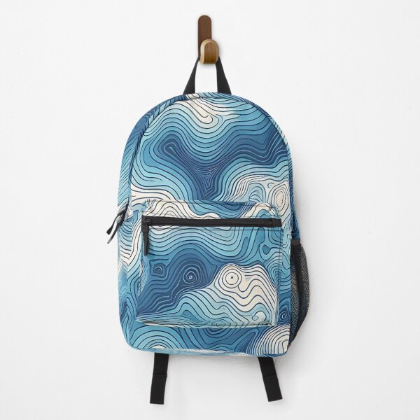 Item preview, Soothing Blue Waves Pattern designed and sold by Haji Kamora.