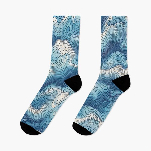 Item preview, Soothing Blue Waves Pattern designed and sold by Haji  Kamora.