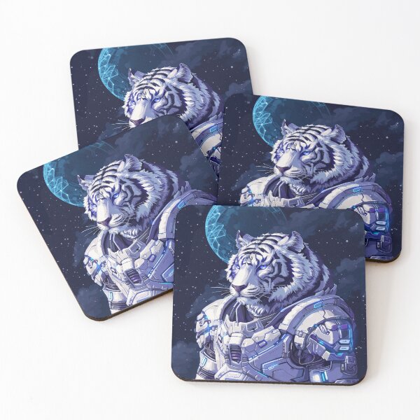 Item preview, Space Tiger Pixel Art designed and sold by Kaos-Bit.