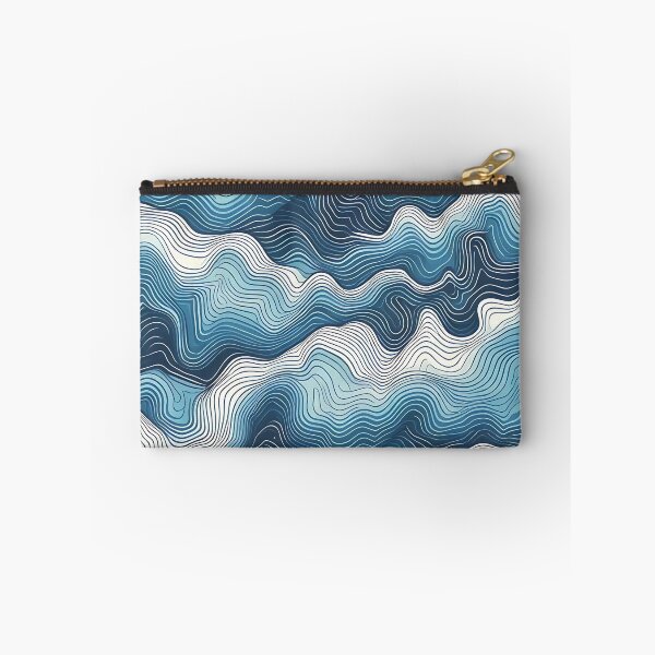 Item preview, Soothing Blue Waves Pattern designed and sold by Haji  Kamora.