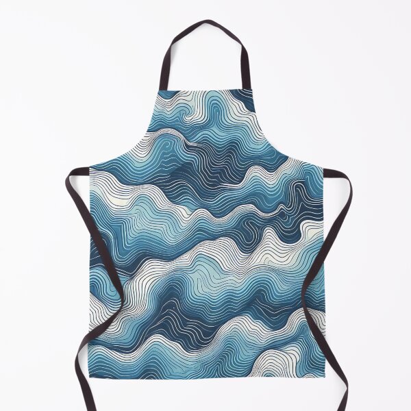 Item preview, Soothing Blue Waves Pattern designed and sold by Haji Kamora.