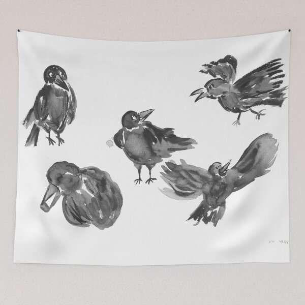 Item preview, Expressive Crows  designed and sold by Niina  Niskanen.