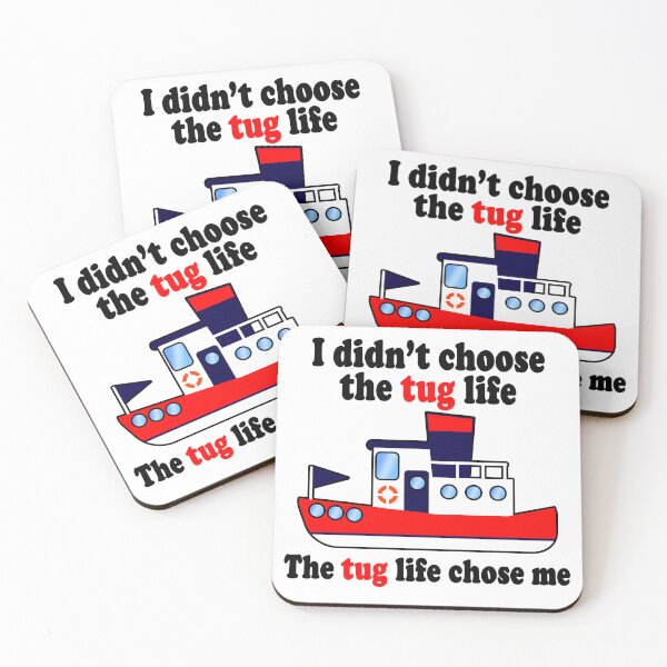Item preview, Tug Life (Red) designed and sold by HelpfulMonsters.