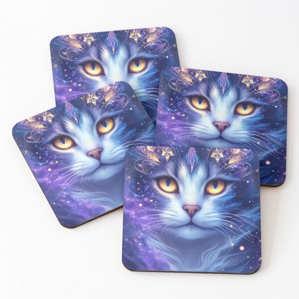 Item preview, Majestic Celestial Cat | Mystical Fantasy Feline designed and sold by MystiqSlav.