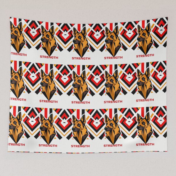 Item preview, Abstract Guardian Strength Of German Shepherd designed and sold by Cute-Cuddles.