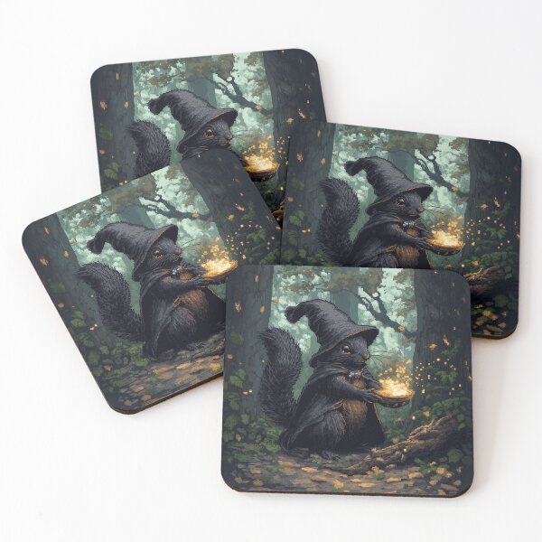 Item preview, Cute Squirrel Wizard  designed and sold by Kaos-Bit.
