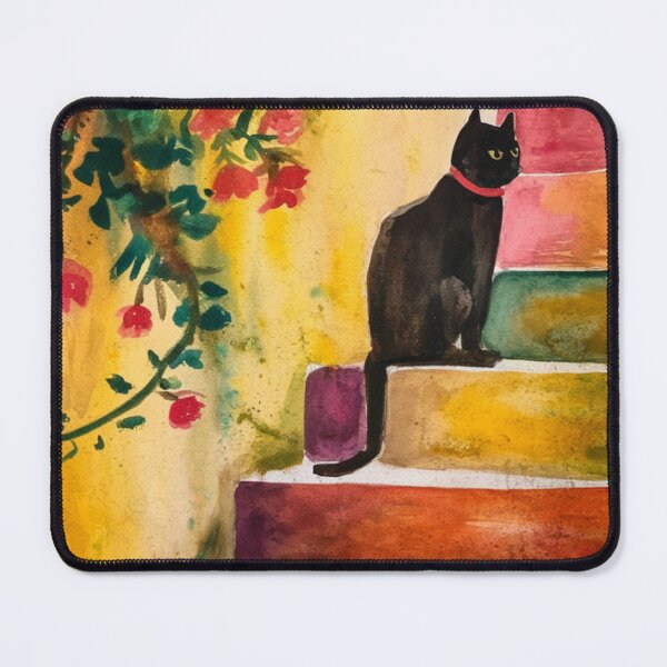 Item preview, Cat On Stairs designed and sold by Patricks-Art.