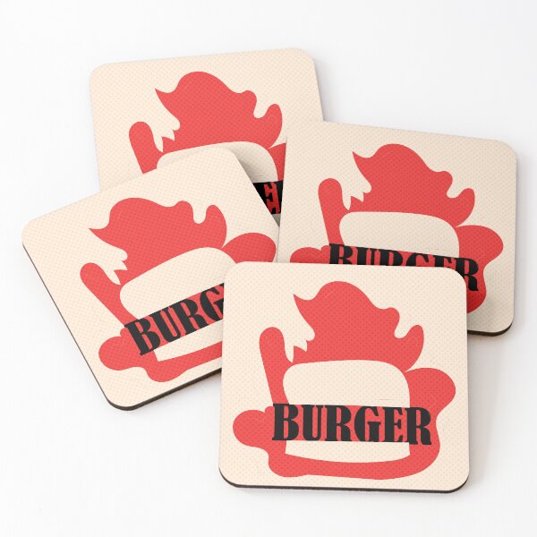 Item preview, Sizzling Burger Art designed and sold by Monedesign.