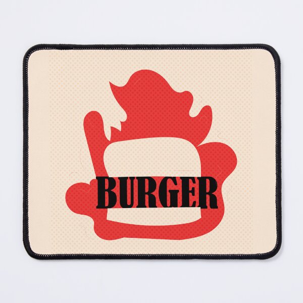 Item preview, Sizzling Burger Art designed and sold by Monedesign.