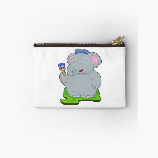 Item preview, Elephant Painter Paint brush Painting designed and sold by Snabdesign84.