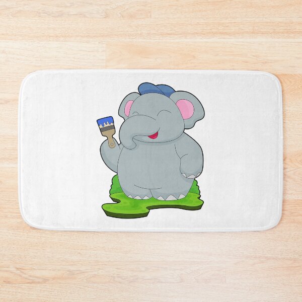 Item preview, Elephant Painter Paint brush Painting designed and sold by Snabdesign84.