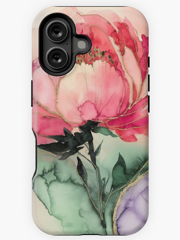 Thumbnail 1 of 4, iPhone Case, Peony designed and sold by Patricks-Art.