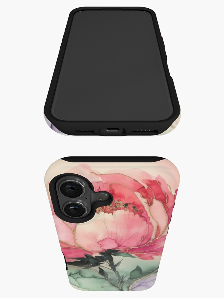 Thumbnail 3 of 4, iPhone Case, Peony designed and sold by Patricks-Art.