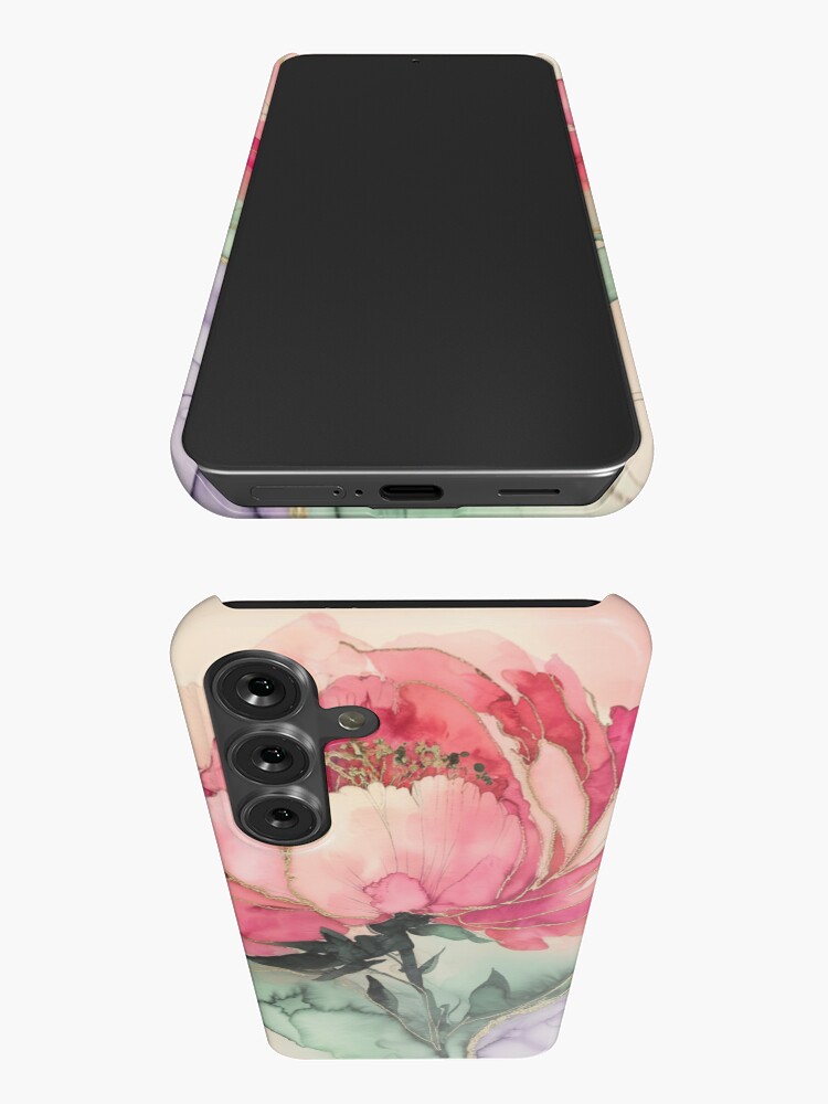 Thumbnail 3 of 4, Samsung Galaxy Phone Case, Peony designed and sold by Patricks-Art.