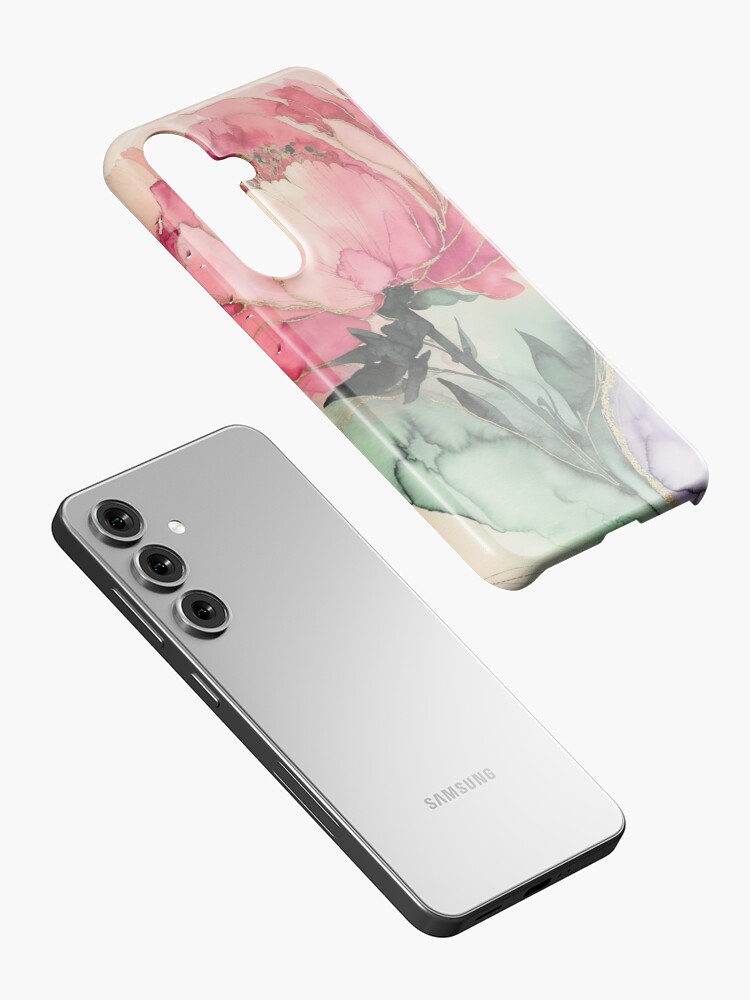 Thumbnail 2 of 4, Samsung Galaxy Phone Case, Peony designed and sold by Patricks-Art.