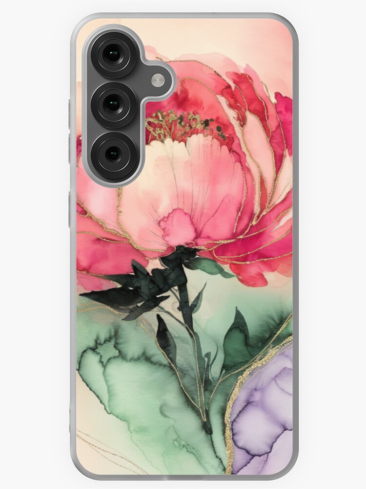 Thumbnail 1 of 4, Samsung Galaxy Phone Case, Peony designed and sold by Patricks-Art.