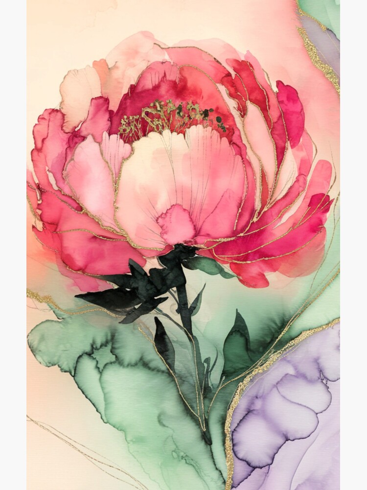 Thumbnail 4 of 4, Samsung Galaxy Phone Case, Peony designed and sold by Patricks-Art.