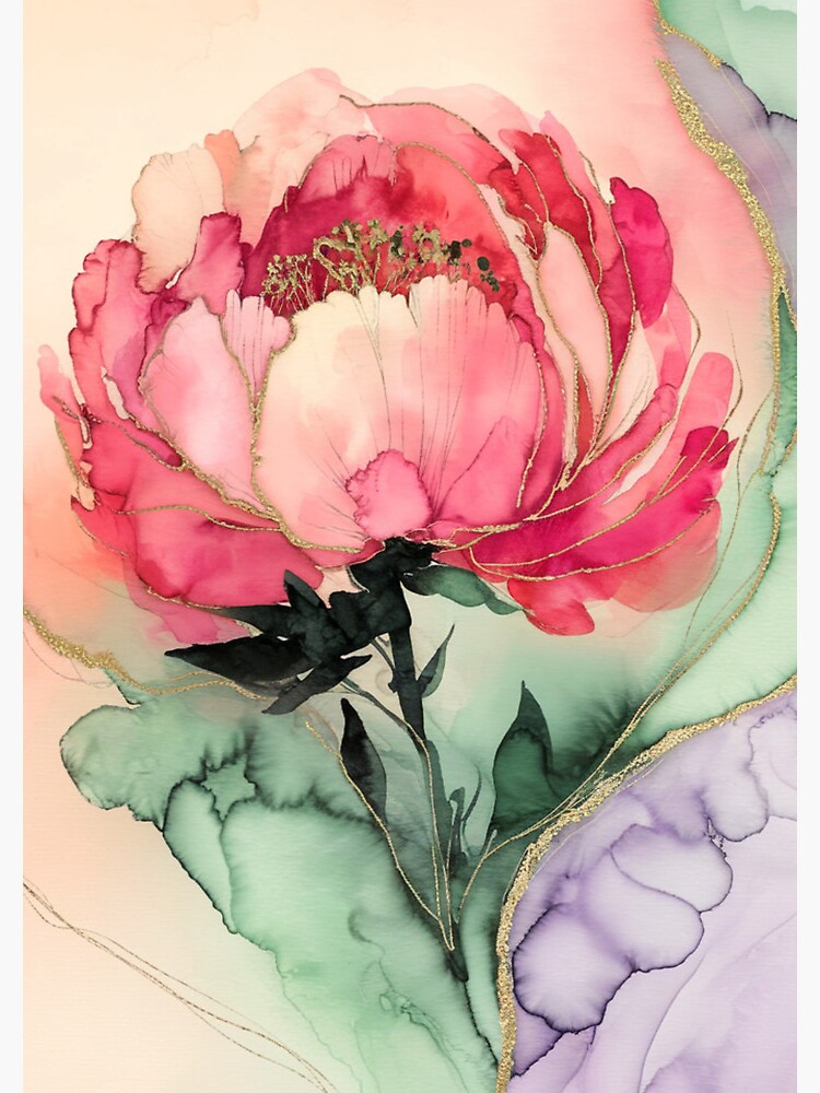 Thumbnail 3 of 3, Journal, Peony designed and sold by Patricks-Art.